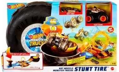 Mattel Hot Wheels Monster Trucks Stunt-Reifen