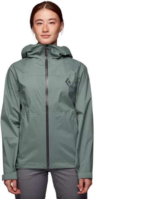 Black Diamond StormLine Stretch Rain Shell Funktionsjacke laurel green (Damen)