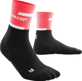 CEP The Run Mid Laufsocken pink/black (Damen)