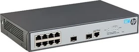 HP OfficeConnect 1920 8G Rackmount Gigabit Smart Switch, 8x RJ-45, 2x SFP (JG920A)