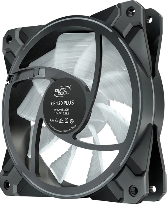 DeepCool CF120 Plus, LED-Steuerung, Lüftersteuerung, 120mm, 3er-Pack