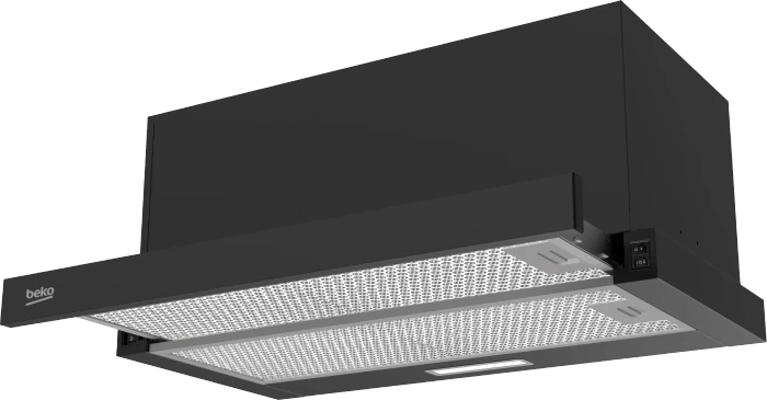 Beko HNT61520BH Flachschirm-Dunstabzugshaube schwarz