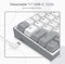 Redragon K617 Fizz, 60%, weiß/grau, LEDs RGB, hot-swap, Outemu Red, USB, US Vorschaubild