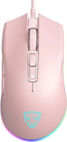 Motospeed V70 RGB Gaming Mouse, rosa, USB