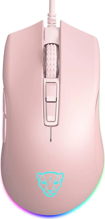 Motospeed V70 RGB Gaming Mouse, rosa, USB