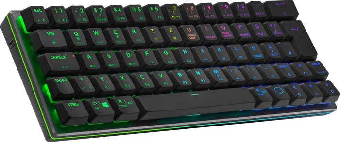 Cooler Master SK622, schwarz, LEDs RGB, TTC LOW PROFILE RGB RED, USB/Bluetooth, DE