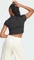 adidas Lounge Ribbed Crop T-Shirt kurzarm schwarz (Damen) Vorschaubild