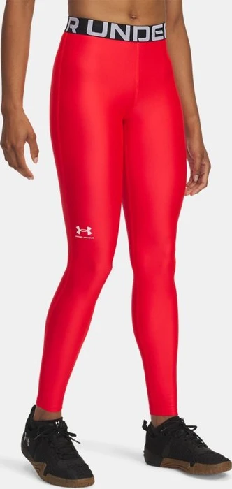Under Armour HeatGear Hose lang racer red/white (Damen)