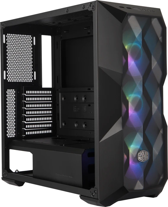 Cooler Master MasterBox TD500 Mesh ARGB, schwarz, ohne RGB-Controller, Glasfenster