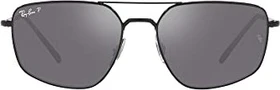 Ray-Ban RB3666 56mm black/silver mirror