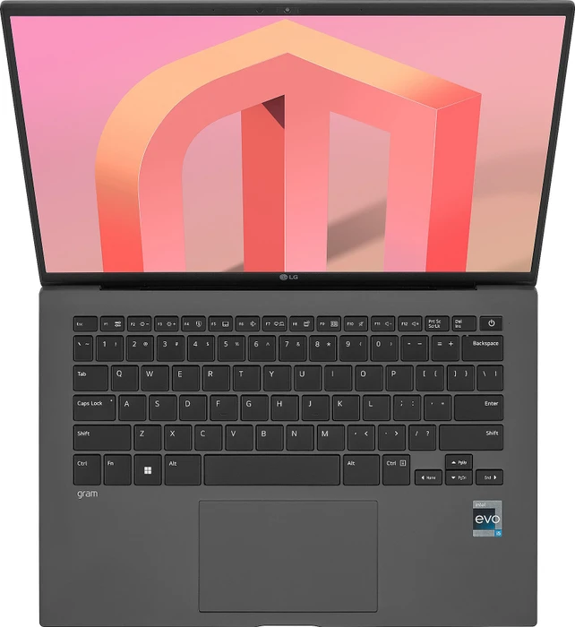 LG gram 14 (2022), grau, Core i7-1260P, 16GB RAM, 1TB SSD, DE