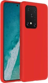 Cyoo Premium Liquid Silicon Case für Samsung Galaxy Note 20 rot