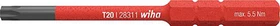 Wiha 283115 slimBit electric VDE Torx Wechselklinge 6mm, T20x75mm