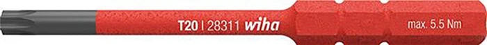 Wiha 283115 slimBit electric VDE Torx Wechselklinge 6mm, T20x75mm