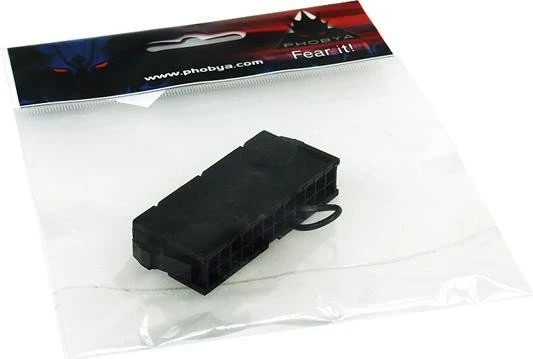 Phobya 24-Pin ATX Überbrückung Buchse, schwarz