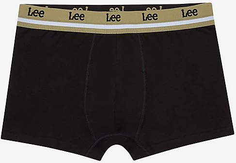 Lee Trunks 3er Boxer Briefs black charcoal aloe (Herren)