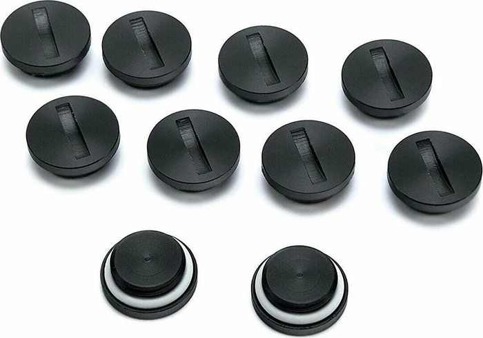EK Water Blocks EK-PLUG G1/4" Acetal, schwarz, 10er-Pack