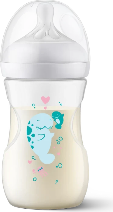 Philips Avent SCY903/61 Natural Response Trinkflasche, 260ml, 4 Stück