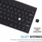Arteck 2.4G Wireless Keyboard Stainless Steel Ultra Slim, EN Vorschaubild
