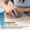 JLab Go Charge Wireless Mouse, schwarz, USB/Bluetooth Vorschaubild