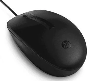 HP 125 Wired Mouse, schwarz, USB
