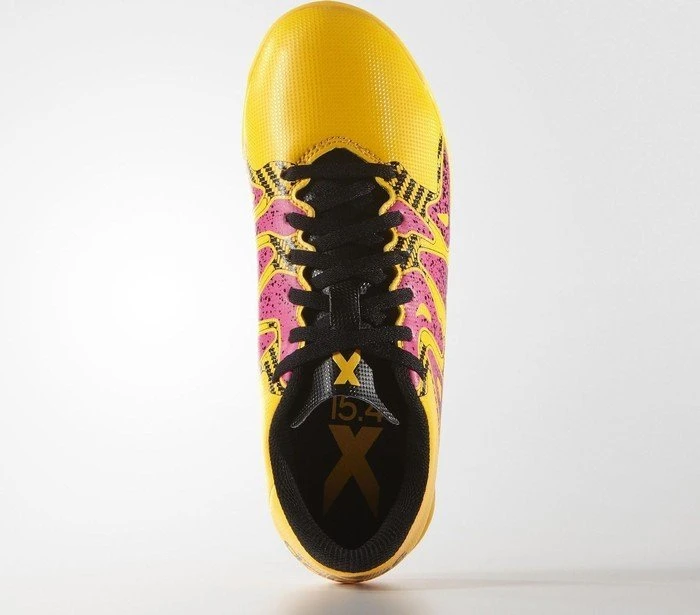 adidas X15.4 IN solar gold/core black/shock pink (Junior)