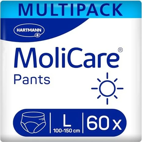 Hartmann MoliCare Pants Night Schutzhose Größe L, 60 Stück (4x 15 Stück)