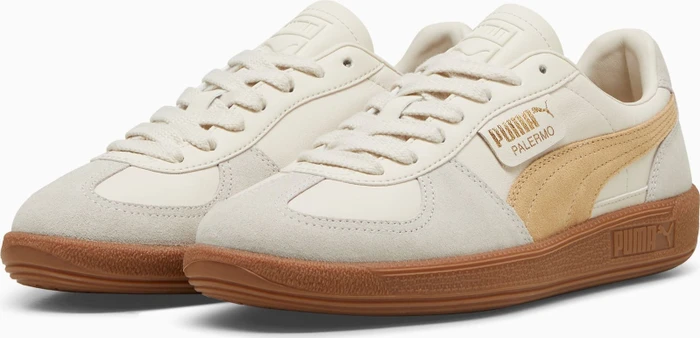 Puma Palermo Leather alpine snow/desert dust/gum