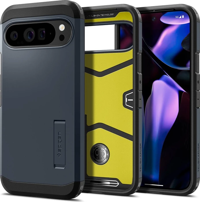Spigen Tough Armor für Google Pixel 9 Pro XL Metal Slate