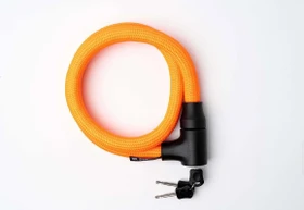 tex-lock orbit 120cm Textilschloss, Schlüssel acid orange