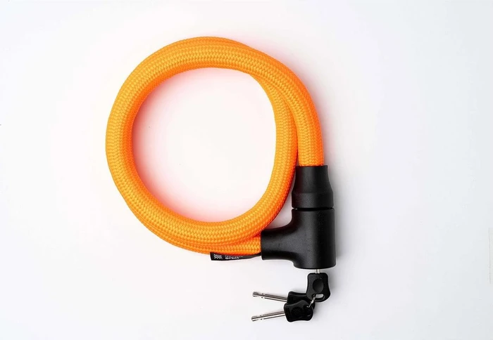 tex-lock orbit 120cm Textilschloss, Schlüssel acid orange