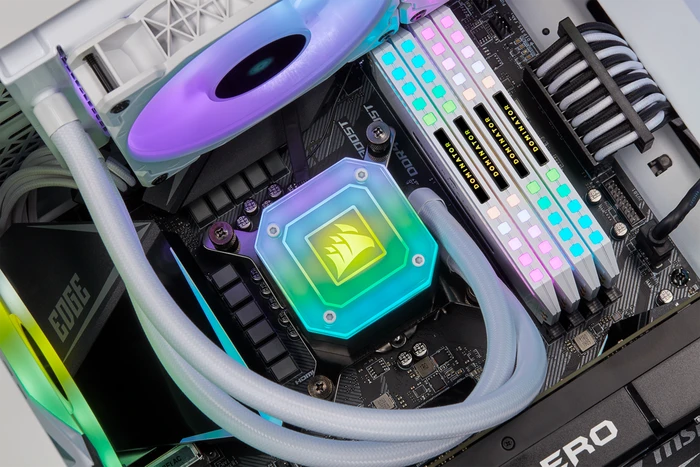 Corsair iCUE H100i Elite Capellix, weiß