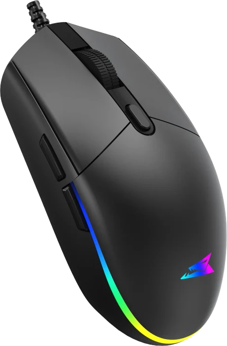 Baracuda Crab Black Gaming Mouse, schwarz, USB