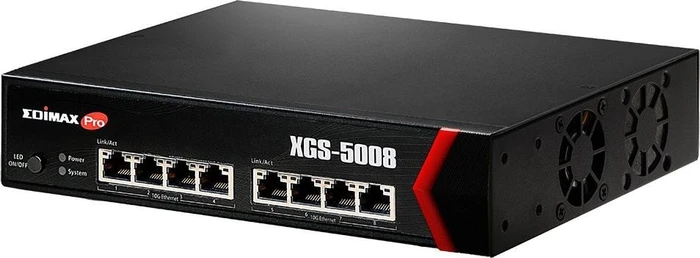 Edimax Pro XGS-50 Desktop 10G Smart Switch, 8x RJ-45