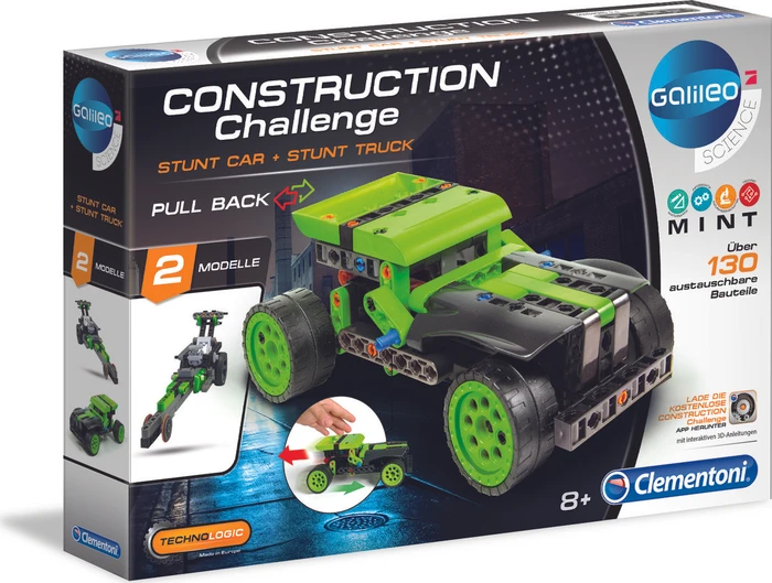 Clementoni Galileo Construction Challenge Hot-Rod Fahrzeuge