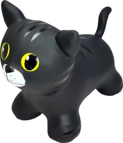 Gerardo's Hüpftier Katze schwarz mit Pumpe