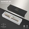 Parker IM Tintenroller (Mine) brushed metal/gold trim, Geschenkbox Vorschaubild