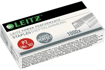 Leitz Power Performance P2 Heftklammern, No.10, 1000 Stück
