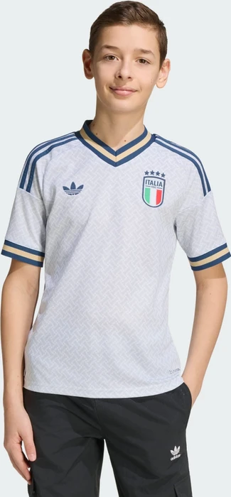 adidas Italien 2026 Auswärtstrikot kurzarm aeroblue (Junior)