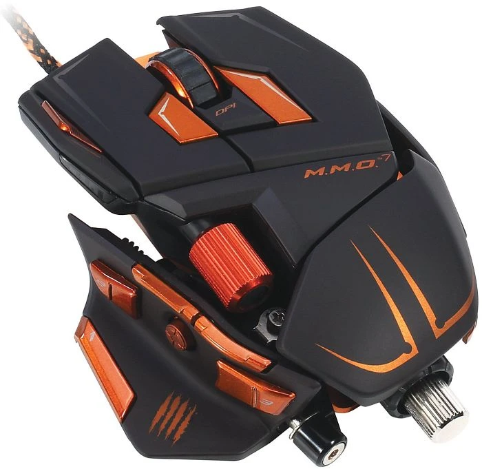 MadCatz Cyborg M.M.O 7 Gaming Mouse schwarz matt, USB