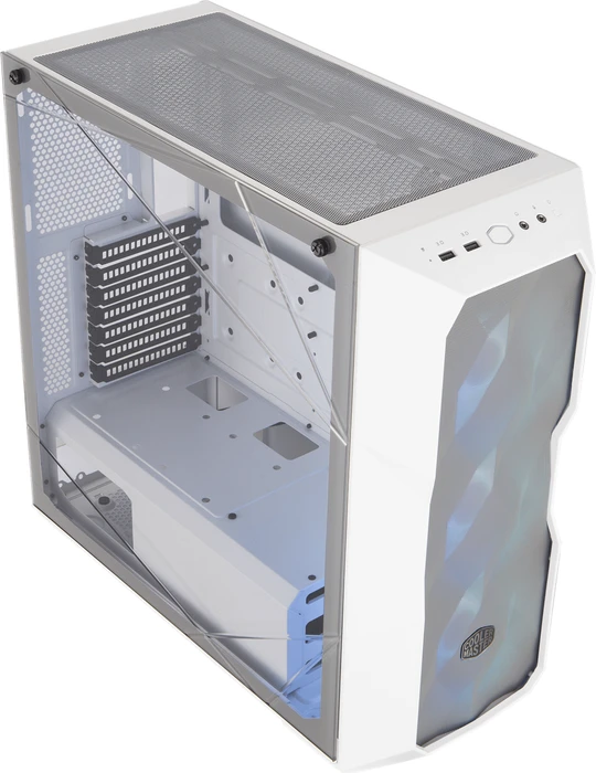 Cooler Master MasterBox TD500 Mesh ARGB, weiß, Glasfenster