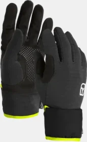 Ortovox Fleece Grid Cover Skihandschuhe black raven