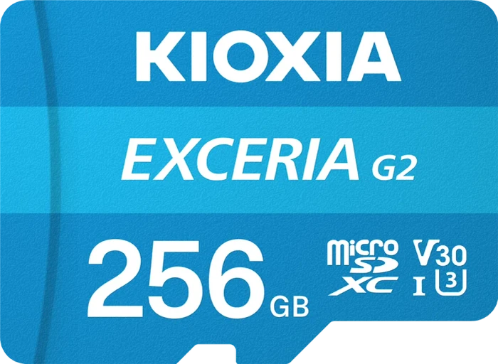 KIOXIA EXCERIA G2, microSD UHS-I U3, A1, V30