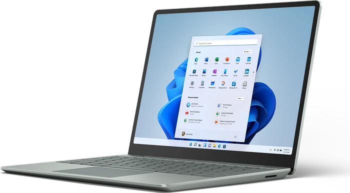 Microsoft Surface Laptop Go 2, Salbei, Core i5-1135G7, 8GB RAM, 128GB SSD, DE, Business