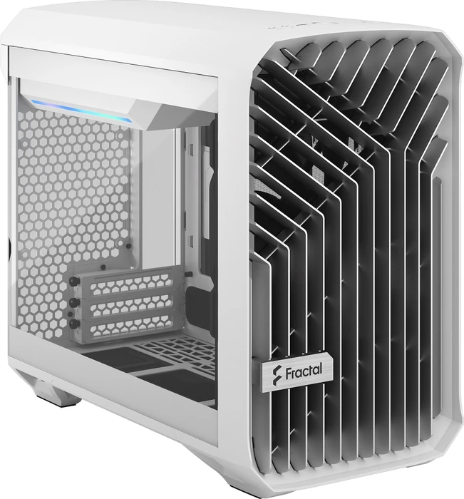 Fractal Design Torrent Nano White TG Clear Tint, Glasfenster, Mini-ITX