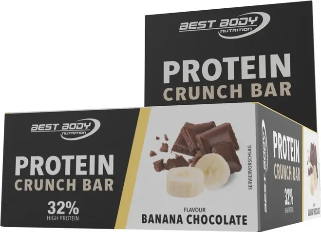Best Body Nutrition Protein Crunch Bar Banana Chocolate 12x35g