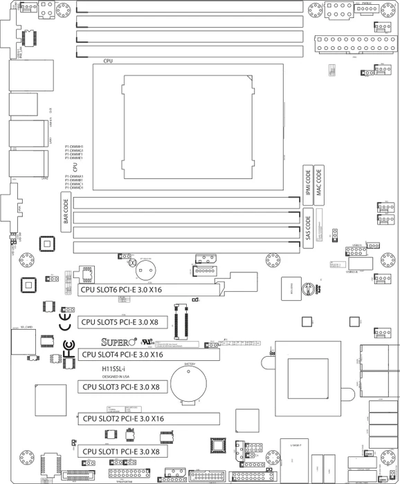 Supermicro H11SSL-C, retail (AMD SP3)
