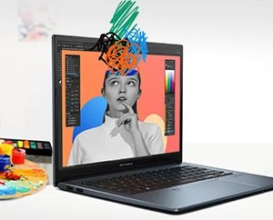 ASUS VivoBook Pro 14 OLED M6400RC-KM003W, Cool Silver, Ryzen 7 6800H, 16GB RAM, 1TB SSD, GeForce RTX 3050, DE