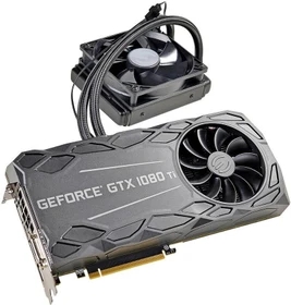 EVGA GeForce GTX 1080 Ti FTW3 Hybrid Gaming, 11GB GDDR5X, DVI, HDMI, 3x DP