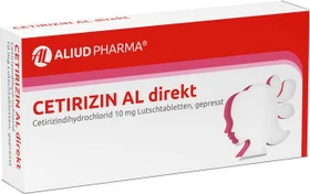 Aliud Cetirizin AL direkt Lutschtabletten, 21 Stück